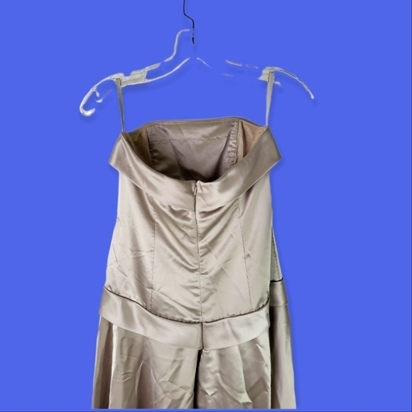 Vintage Dress Maker Strapless Satin Gown - Picture 5 of 6